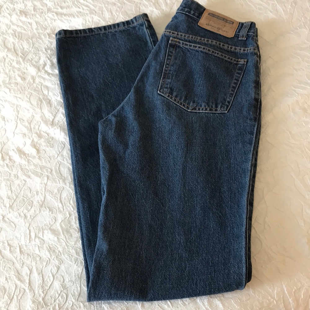 Eddie Bauer mom blue jeans high waisted